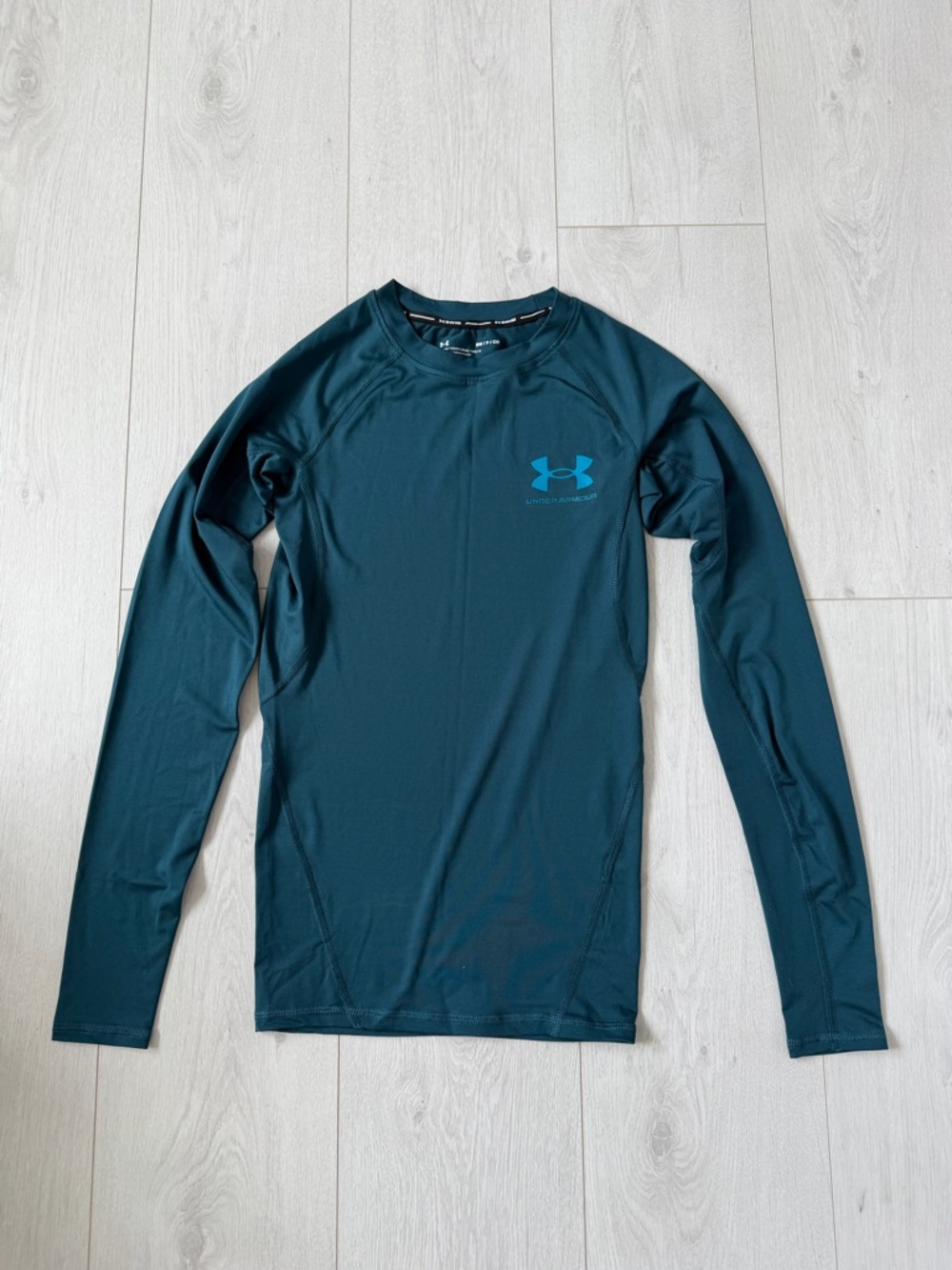 Under Armour Teal Swim Performance Short Sleeve Top